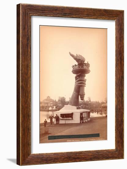 Hand and Torch of the Statue of Liberty, C.1876-null-Framed Giclee Print