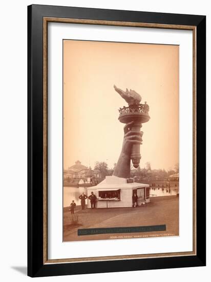 Hand and Torch of the Statue of Liberty, C.1876-null-Framed Giclee Print