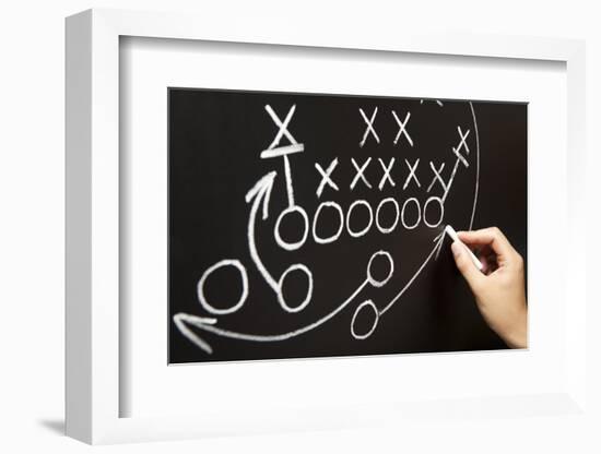 Hand Drawing A Game Strategy-Ivelin Radkov-Framed Photographic Print