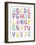 Hand Drawn Alphabet-vesnacvorovic-Framed Art Print