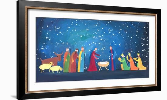 Hand Drawn Christmas Illustration-Halfpoint-Framed Photographic Print