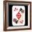 Hand Drawn Deck Of Cards, Doodle Ace Of Diamonds-Andriy Zholudyev-Framed Art Print