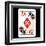 Hand Drawn Deck Of Cards, Doodle Ace Of Diamonds-Andriy Zholudyev-Framed Art Print