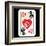 Hand Drawn Deck Of Cards, Doodle Ace Of Hearts-Andriy Zholudyev-Framed Art Print