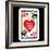 Hand Drawn Deck Of Cards, Doodle Ace Of Hearts-Andriy Zholudyev-Framed Art Print