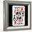 Hand Drawn Deck Of Cards, Doodle Queen Of Diamonds-Andriy Zholudyev-Framed Art Print