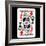 Hand Drawn Deck Of Cards, Doodle Queen Of Diamonds-Andriy Zholudyev-Framed Art Print