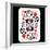 Hand Drawn Deck Of Cards, Doodle Queen Of Diamonds-Andriy Zholudyev-Framed Art Print