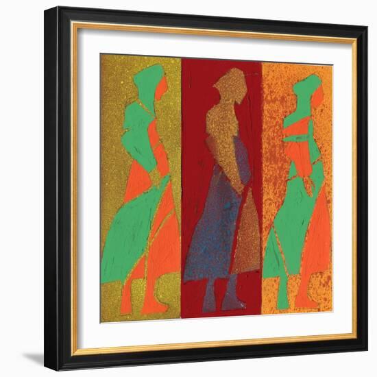 Hand Drawn Fashionable Artistic Illustration-Alina Shakhovets-Framed Premium Giclee Print