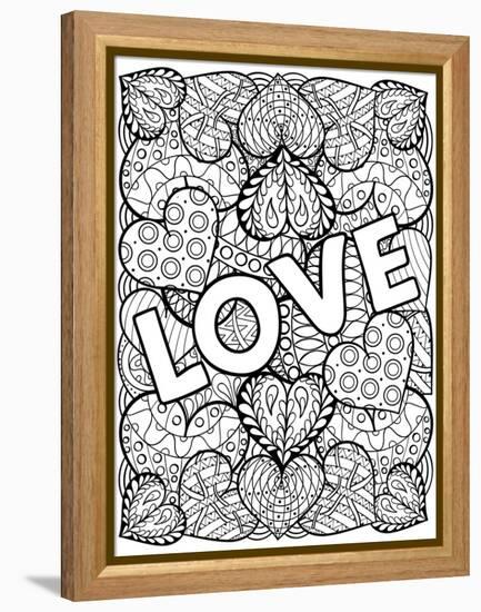 Hand Drawn Hand Drawn-null-Framed Stretched Canvas