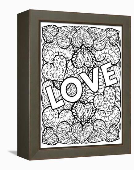 Hand Drawn Hand Drawn-null-Framed Stretched Canvas