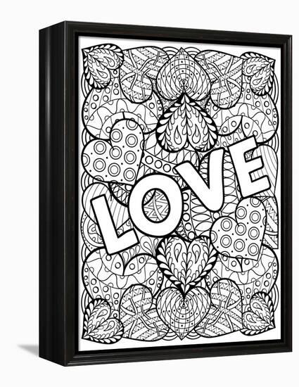 Hand Drawn Hand Drawn-null-Framed Stretched Canvas