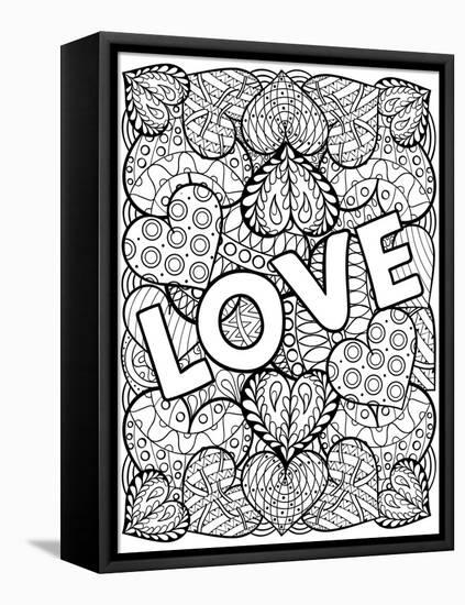 Hand Drawn Hand Drawn-null-Framed Stretched Canvas