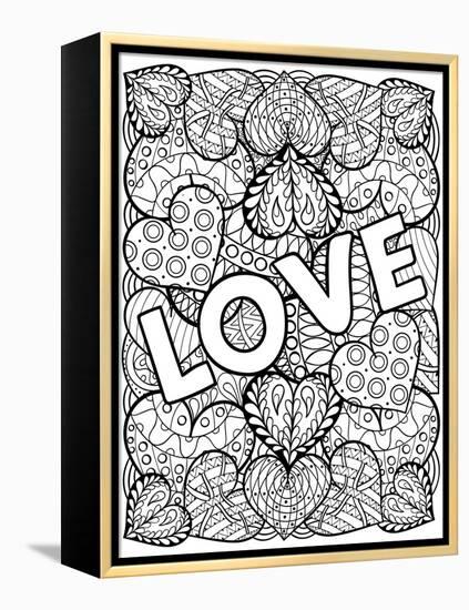 Hand Drawn Hand Drawn-null-Framed Stretched Canvas