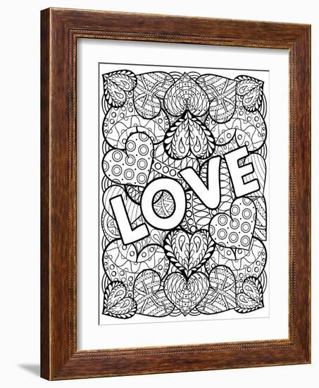 Hand Drawn Hand Drawn-null-Framed Art Print