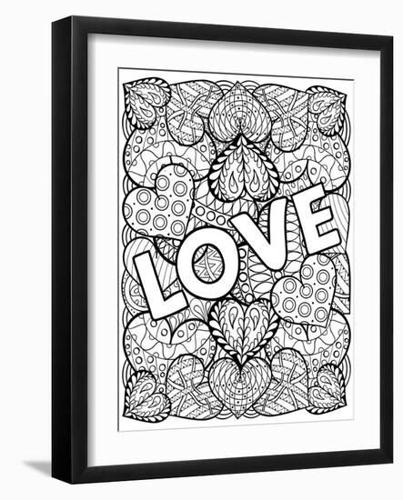 Hand Drawn Hand Drawn-null-Framed Art Print