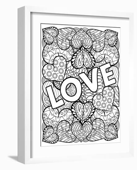 Hand Drawn Hand Drawn-null-Framed Art Print