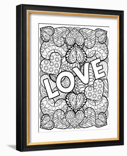 Hand Drawn Hand Drawn-null-Framed Art Print