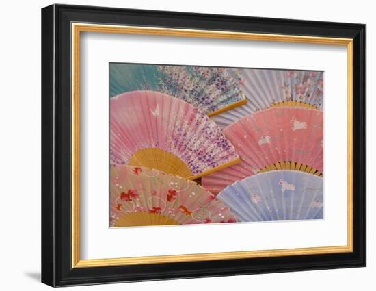 Hand Fans, Japan-Peter Adams-Framed Photographic Print