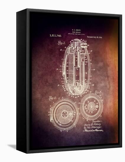 Hand Grenade, 1919-Dan Sproul-Framed Stretched Canvas