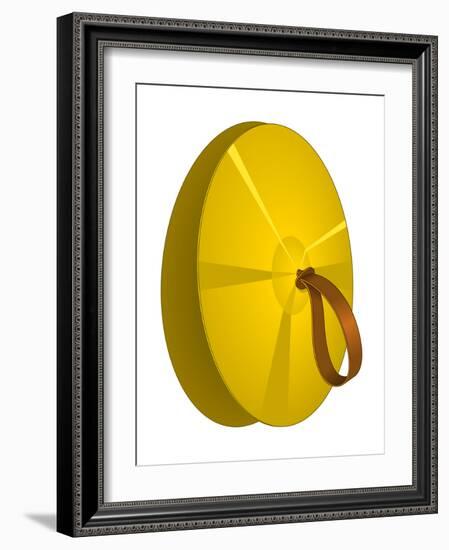 Hand-Held Cymbals, Percussion, Musical Instrument-Encyclopaedia Britannica-Framed Art Print