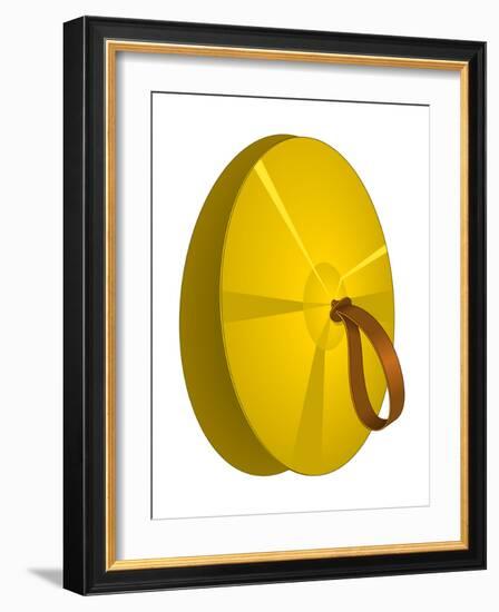 Hand-Held Cymbals, Percussion, Musical Instrument-Encyclopaedia Britannica-Framed Art Print