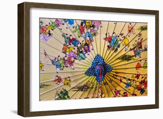 Hand made paper umbrella, Meinong, Taiwan-Keren Su-Framed Photographic Print