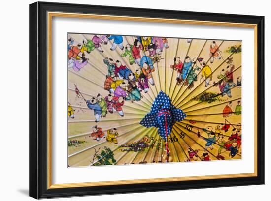 Hand made paper umbrella, Meinong, Taiwan-Keren Su-Framed Photographic Print