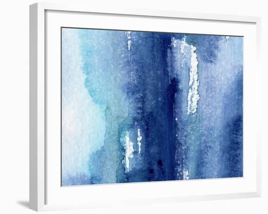 Hand Made Shabby Abstract Background with Watercolor Artistic Wash Texture-Katerina Izotova Art Lab-Framed Art Print