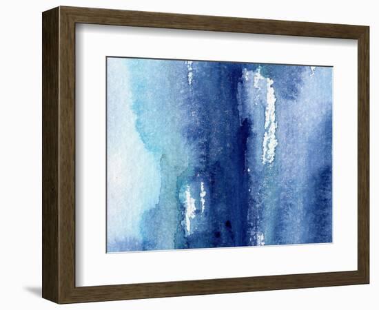 Hand Made Shabby Abstract Background with Watercolor Artistic Wash Texture-Katerina Izotova Art Lab-Framed Art Print