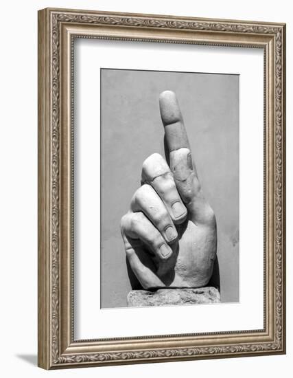 Hand of Emperor Constantine I, 4th Century Ad, Capitoline Museum, Rome, Lazio, Italy-James Emmerson-Framed Photographic Print