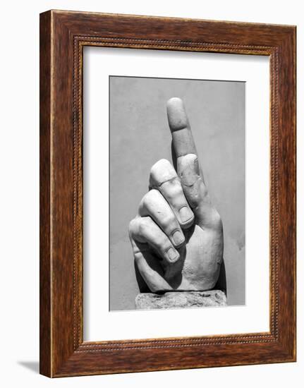 Hand of Emperor Constantine I, 4th Century Ad, Capitoline Museum, Rome, Lazio, Italy-James Emmerson-Framed Photographic Print