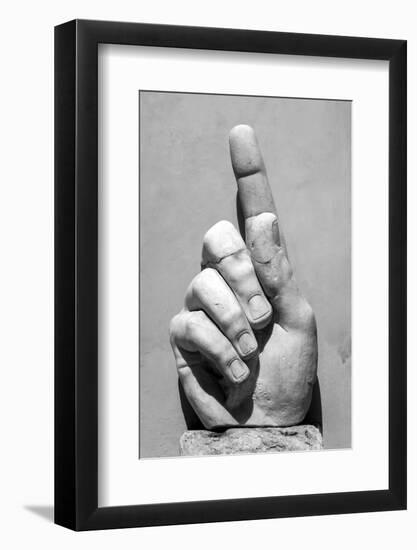 Hand of Emperor Constantine I, 4th Century Ad, Capitoline Museum, Rome, Lazio, Italy-James Emmerson-Framed Photographic Print