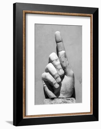 Hand of Emperor Constantine I, 4th Century Ad, Capitoline Museum, Rome, Lazio, Italy-James Emmerson-Framed Photographic Print