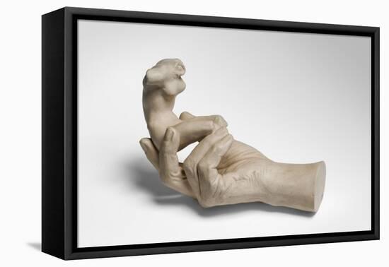 Hand of Rodin Holding a Torso, Cast by Paul Cruet (1880-1966), 1917 (Plaster)-Auguste Rodin-Framed Premier Image Canvas