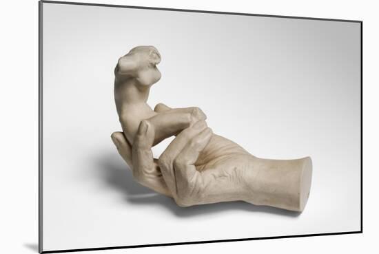 Hand of Rodin Holding a Torso, Cast by Paul Cruet (1880-1966), 1917 (Plaster)-Auguste Rodin-Mounted Giclee Print