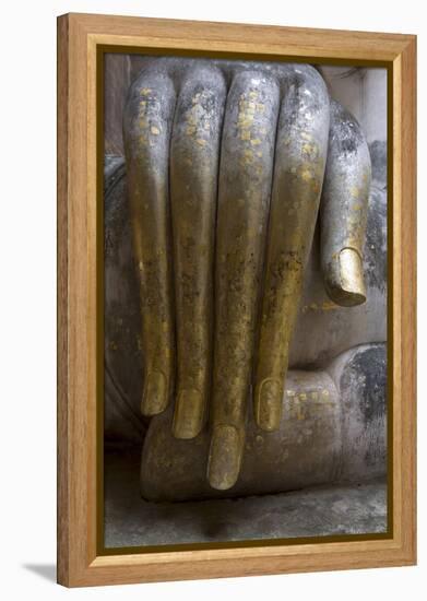 Hand of the Phra Achana Buddha Figure-Alex Robinson-Framed Premier Image Canvas