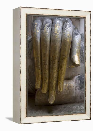 Hand of the Phra Achana Buddha Figure-Alex Robinson-Framed Premier Image Canvas