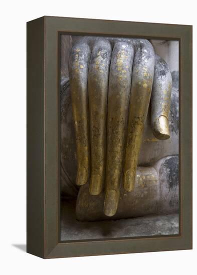 Hand of the Phra Achana Buddha Figure-Alex Robinson-Framed Premier Image Canvas