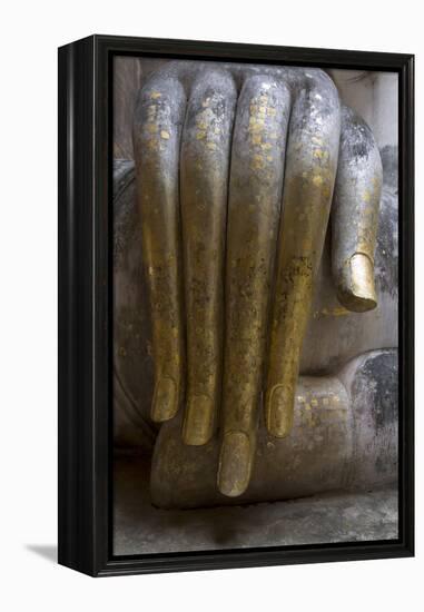 Hand of the Phra Achana Buddha Figure-Alex Robinson-Framed Premier Image Canvas