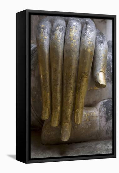 Hand of the Phra Achana Buddha Figure-Alex Robinson-Framed Premier Image Canvas