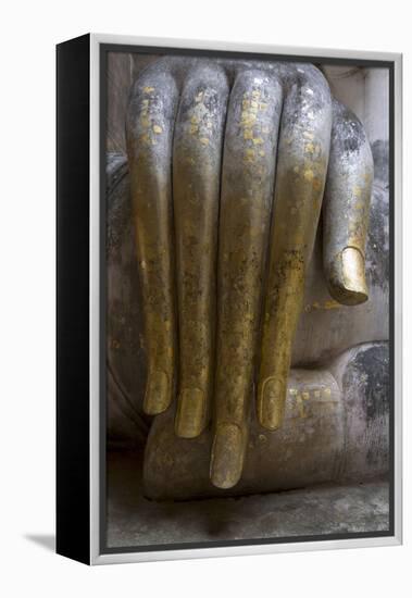 Hand of the Phra Achana Buddha Figure-Alex Robinson-Framed Premier Image Canvas