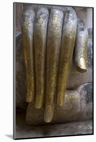 Hand of the Phra Achana Buddha Figure-Alex Robinson-Mounted Photographic Print