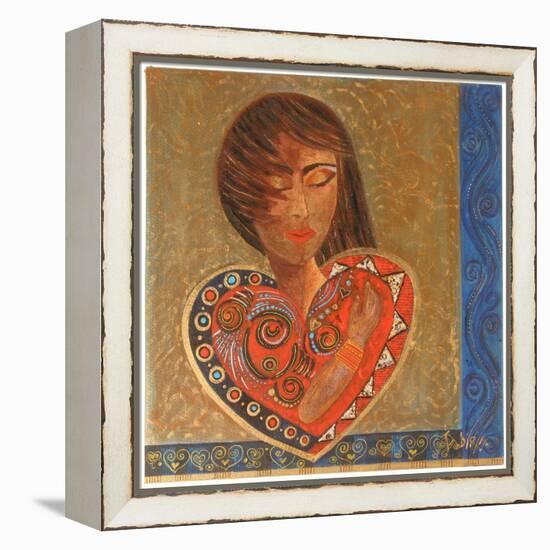 Hand on Heart, 2007-Sabira Manek-Framed Premier Image Canvas