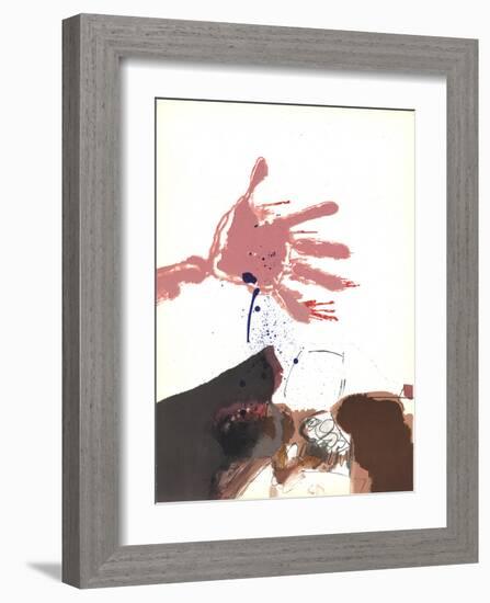 Hand out-Paul Rebeyrolle-Framed Art Print