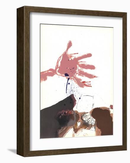 Hand out-Paul Rebeyrolle-Framed Art Print