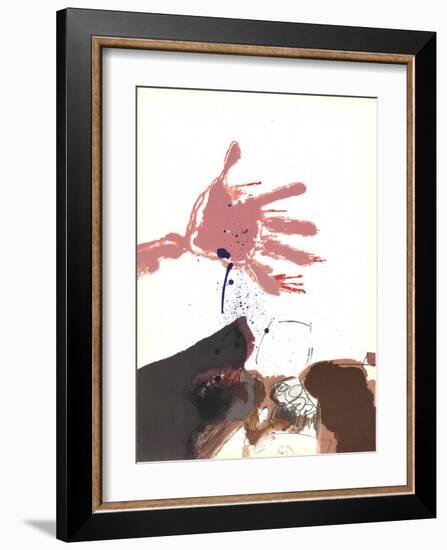 Hand out-Paul Rebeyrolle-Framed Art Print