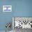 Hand Painted Acrylic Flag Of Israel-donatas1205-Art Print displayed on a wall