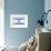 Hand Painted Acrylic Flag Of Israel-donatas1205-Framed Art Print displayed on a wall