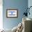 Hand Painted Acrylic Flag Of Israel-donatas1205-Framed Art Print displayed on a wall